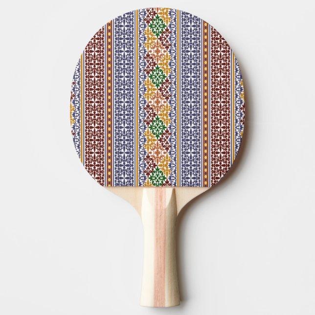 elegantes ethnisches Muster Tischtennis Schläger (Vorderseite)