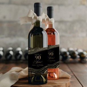 Élégantes étiquettes pour bouteille de vin pour le