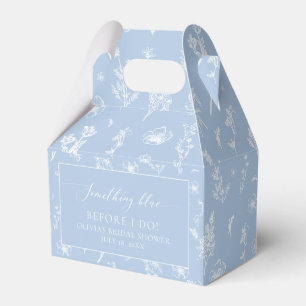 Elegantes Etwas Blaues vor der Hochzeitsdusche Geschenkschachtel