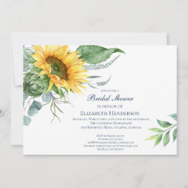 Elegantes Eukalyptus-Brautparty Einladung