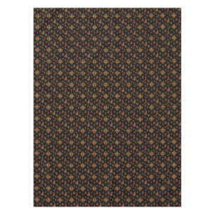 Elegantes Fall-Dackel-Muster: Herbstblüten Tischdecke