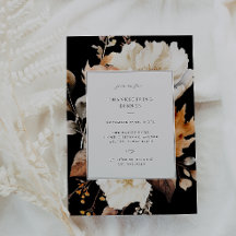 Elegantes Fall Floral Erntedank Abendessen Party