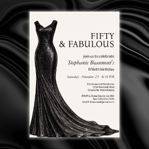 Elegantes fantastisches schwarzes Kleid der Frau z Einladung