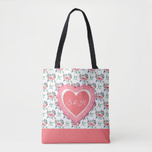 Elegantes, farbenfrohes, florales Wasserfarbenmust Tasche