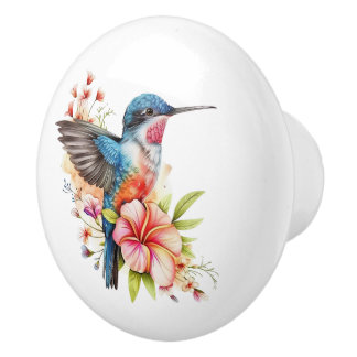 Elegantes farbiges Möbel aus Hummingbird Keramikknauf