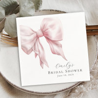 Elegantes Feminine Pink Bow Brautparty
