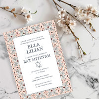 Elegantes Fliesenmuster Custom B'nai Bat Bar Mitzv