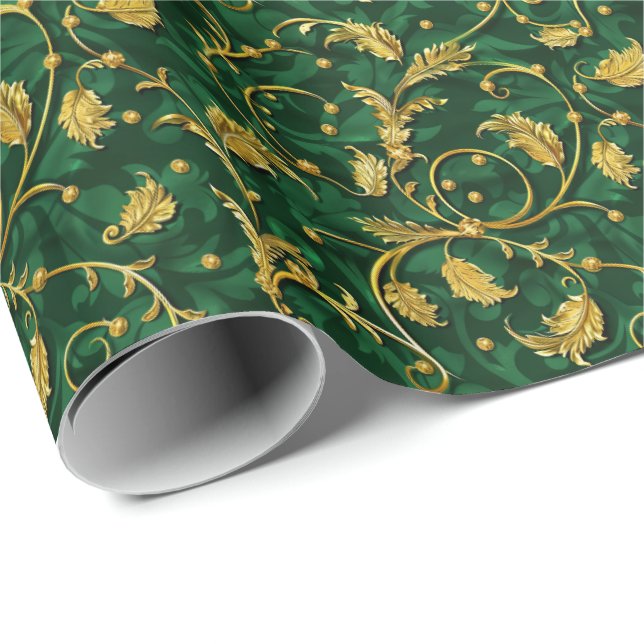 Elegantes Fliesenmuster  Geschenkpapier (Rolleneckpunkt)