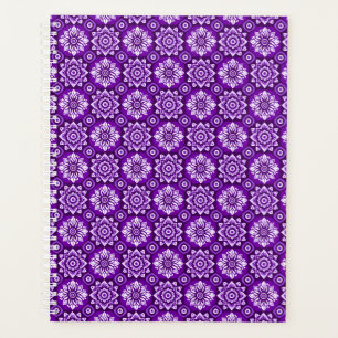 Elegantes Floral Mandala Muster Planer