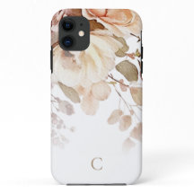 Elegantes Floral Monogramm