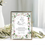 Elegantes Floral Ring Hunt Brautparty Spielzeichen Poster<br><div class="desc">Ein Brautparty-Ringspiel-Zeichen ist ein atemberaubendes Kunstwerk, das jedem Brautparty eine Touch von Naturschönheit und Eleganz verleiht. Die zarten Pinselstriche der Aquarellfarbe erzeugen einen faszinierenden Effekt, der die faszinierenden Details jedes Blattes und jeder Blume zum Leben erweckt. Die Farben harmonieren nahtlos und verleihen dem Zeichen eine weiche und verträumte Qualität. Die...</div>
