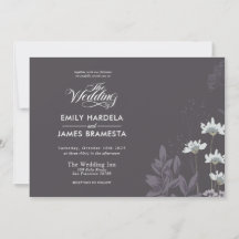 Elegantes Floral- und Dunkles Background-Budget Ho
