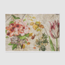 Elegantes florales Dekoupage