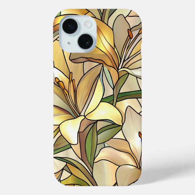 Elegantes, florales Gestaltungsgeschenk für Glas Case-Mate iPhone Hülle (Rückseite)