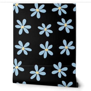 Elegantes florales Hintergrundbild - lebendige Blu Tapete