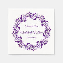Elegantes florales Hochzeitsdesign