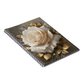 Elegantes florales Kunstdesign Notizblock