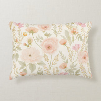Elegantes, florales Muster Dekokissen