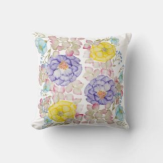 Elegantes, florales Muster Kissen