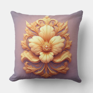 Elegantes florales Reliefdesign mit aufwendigen De Kissen