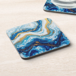 Elegantes Fluid Art Decorative Fliesen - Abstrakt Getränkeuntersetzer