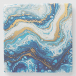 Elegantes Fluid Art Decorative Fliesen - Abstrakt  Steinuntersetzer