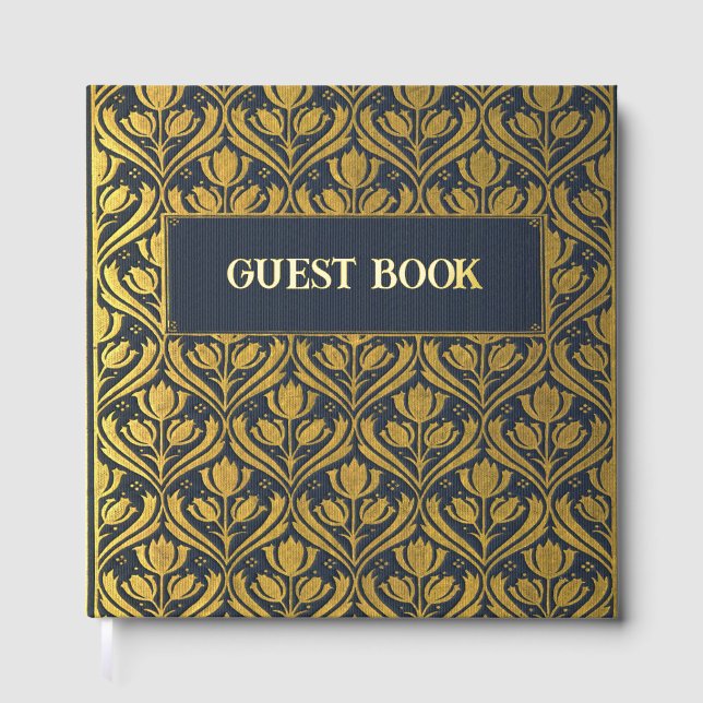 Elegantes Foil Gästebuch (Vorderseite)