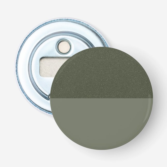 Elegantes Forest & Sage Flasche Opener Magnet Cust Flaschenöffner (Vorderseite)