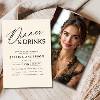 Elegantes formales neutrales Cream Dinner Party Fo