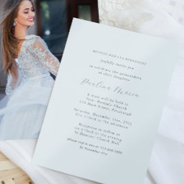 Elegantes formales religiöses Quinceañera-Foto Einladung