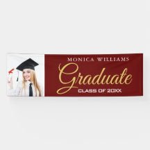 Elegantes Foto-Banner 2021 in Braun und Gold