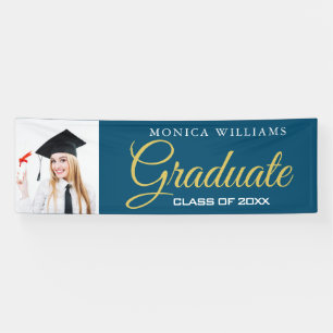Elegantes Foto-Banner für 2021-Absolventen Banner