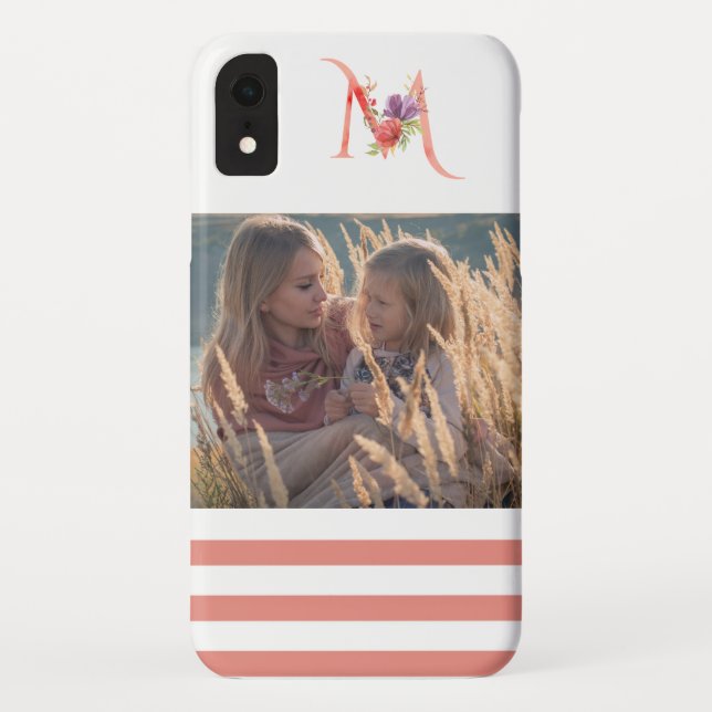 Elegantes Foto für die Flora des Aquarells "M" Case-Mate iPhone Hülle (Rückseite)