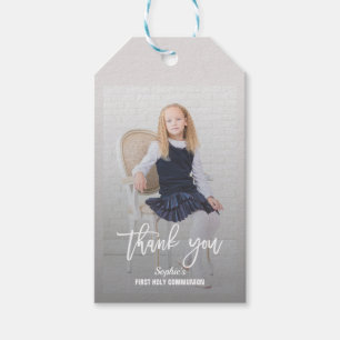 Elegantes Foto Girl Geschenkanhänger