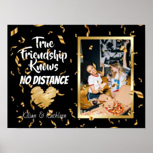 Elegantes Foto Golden Going Away Freundschaft Dist Poster