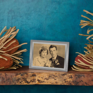 Elegantes Foto mit silberfarbenem Rahmen