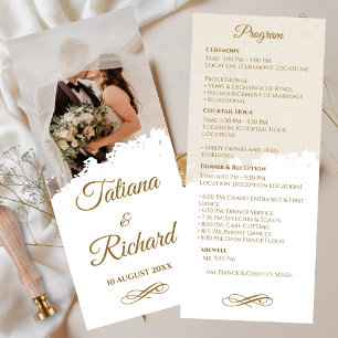 Elegantes Foto- und Goldskriptprogramm Programm