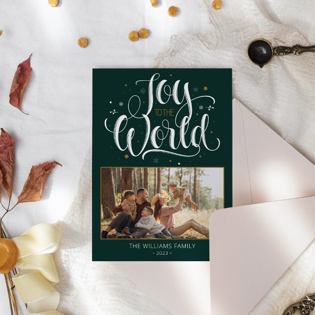 Elegantes Foto und Name Weihnachten (Von Creator hochgeladen)