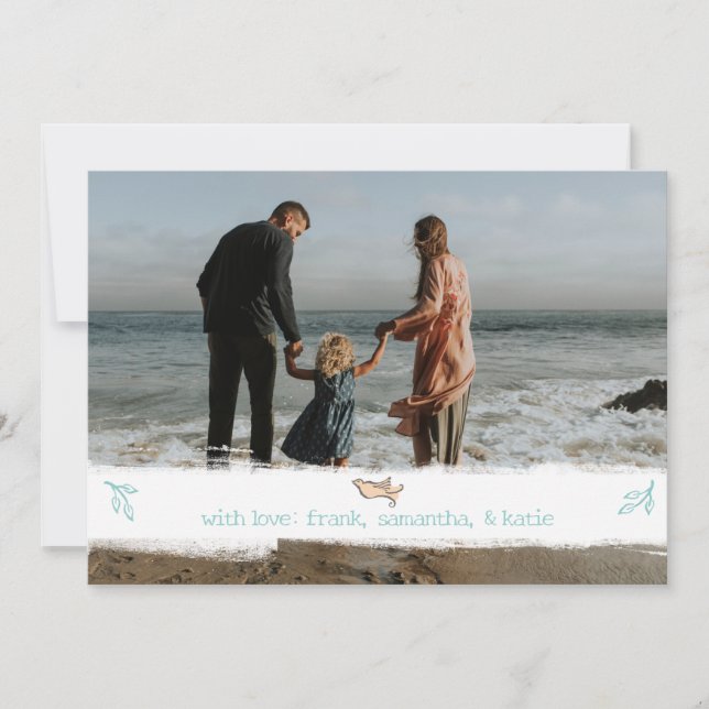 Elegantes Foto Weihnachten (Vorderseite)