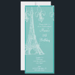 Elegantes französisches Geburtstagsfeier-Party Einladung<br><div class="desc">Feiern Sie stilvoll mit unserer **eleganten französischen Geburtstagsfeier Party Einladung**! Ideal, um Geburtstage eines Meilensteins zu markieren, sei es ein glamouröser 21., ein schicker 50. oder ein fröhlicher Anlass dazwischen. Dieses exquisite Interieur besticht durch ein wunderschön gestaltetes Design mit dem Eiffelturm und einer Touch Pariser Eleganz. Die Einladung verbindet Raffinesse...</div>