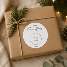 Elegantes Frohe Weihnachten Benutzerdefiniertes Lo