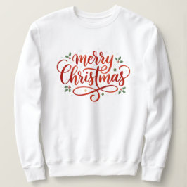 Elegantes Frohe Weihnachten Festlich Sweatshirt