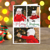 Elegantes fröhliches Weihnachts-Foto Niedliche Far