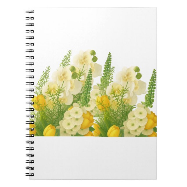 Elegantes Frühlingsblumenbouquet  Notizblock (Vorderseite)