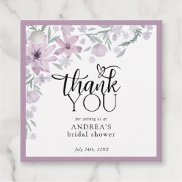 Elegantes Frühlingsfloral-Brautparty Geschenkanhänger