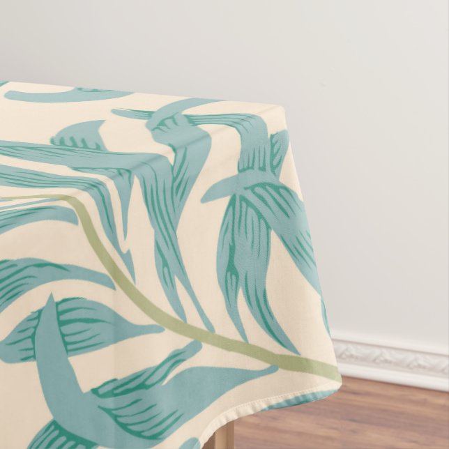 Elegantes Garden-Blätter Tischdecke (Beispiel)