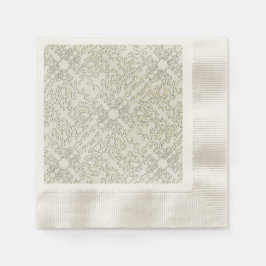 Elegantes Gekritzel Serviette