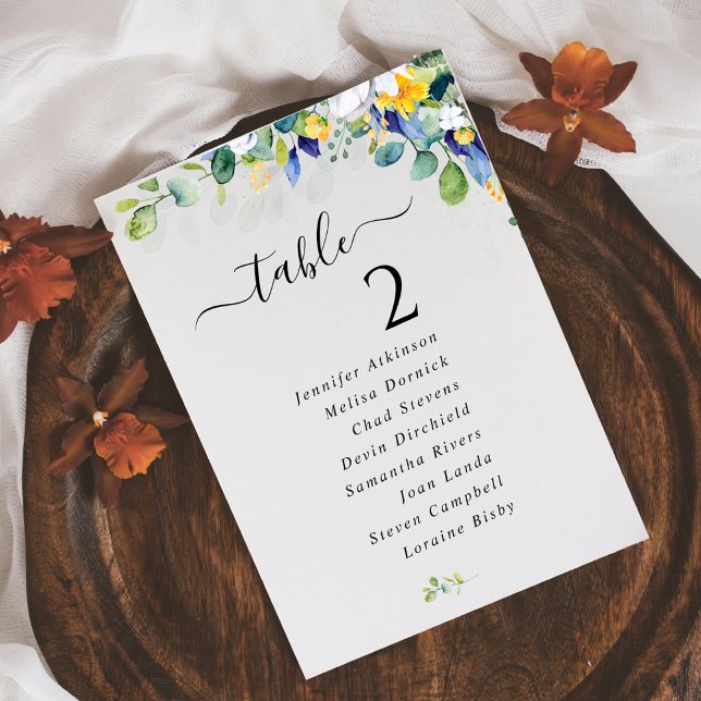 Elegantes, gelb-weißes Seatekarte (Von Creator hochgeladen)