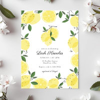 Elegantes Gelbes Zitrusfrüchte-Brautparty