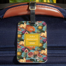 Elegantes gelbes Zitrusfrüchtemuster